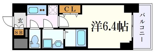 平安通駅 徒歩4分 10階の物件間取画像